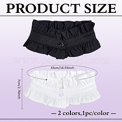 2Pcs 2 Colors Cotton False Collar&nbsp;DIY-ME0003-25