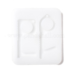 Key Shape DIY Pendant Silicone Molds&nbsp;DIY-F114-14