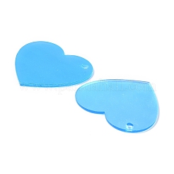 Laser Transparent Acrylic Blank Pendants&nbsp;TACR-F005-14