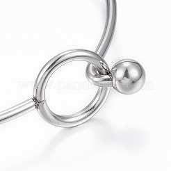 Tarnish Resistant 304 Stainless Steel Bangle&nbsp;BJEW-H530-01P