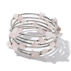 Gemstone Chip Warp Bracelets&nbsp;BJEW-JB01517-01