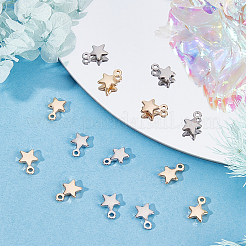 60Pcs 2 Colors Brass Charms&nbsp;KK-BBC0002-52