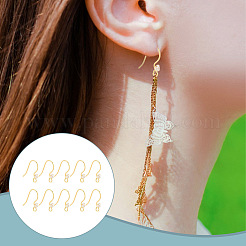 10Pcs 925 Sterling Silver with Clear Cubic Zirconia Earring Hooks&nbsp;FIND-GO0002-58