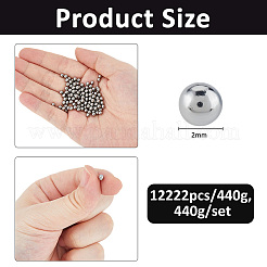 Stainless Steel Beads&nbsp;STAS-WH0017-063