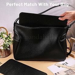 PU Leather Rectangle Long Bottom for Knitting Bag&nbsp;DIY-WH0671-101