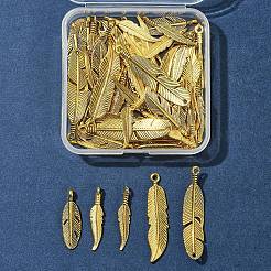 60Pcs Tibetan Style Alloy Pendants&nbsp;TIBEP-FS0001-20
