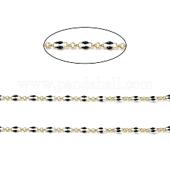Enamel Oval Link Chains&nbsp;CHC-K014-10G-02