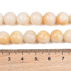 Dyed Natural White Jade Beads Strands&nbsp;GG-CBAD029-A01-10mm