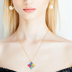 40Pcs 10 Style Alloy Enamel Pendants&nbsp;ENAM-NB0002-04