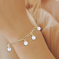 100Pcs ABS Plastic Imitation Pearl Pendants&nbsp;SACR-BM0001-01