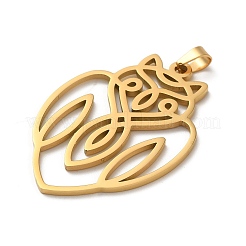 304 Stainless Steel Pendants&nbsp;STAS-O005-26G