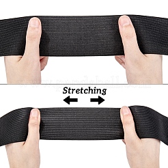 Flat Elastic Rubber Cord/Band&nbsp;OCOR-WH0032-38B-01
