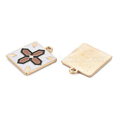 Alloy Enamel Pendants&nbsp;ENAM-T016-15-RS
