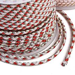 11M Polyester Braided Cord with Cotton Core & Metallic Thread&nbsp;OCOR-Z006-01-34