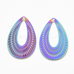 Ion Plating(IP) 304 Stainless Steel Filigree Pendants&nbsp;STAS-S108-87