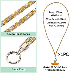 Rhinestone Phone Tether Tab&nbsp;AJEW-TAC0030-033D