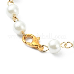 Glass Pearl Rosary Bead Necklaces&nbsp;NJEW-JN04340