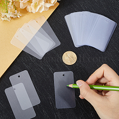 100 Sheets PVC Plastic Price Tags&nbsp;DIY-SP0006-75A
