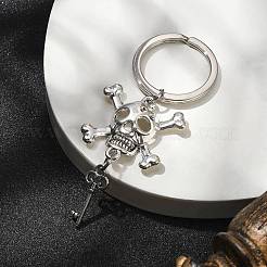 Alloy Skull Pendant Keychain&nbsp;KEYC-JKC00896