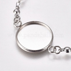 Tarnish Resistant 304 Stainless Steel Bracelet Making&nbsp;LS-STAS-L248-001P