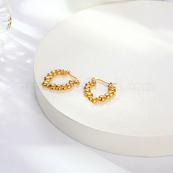 304 Stainless Steel Hoop Earrings&nbsp;PC3613-02