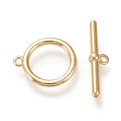 Brass Toggle Clasps&nbsp;X-KK-F820-07G