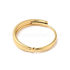 Ion Plating(IP) 304 Stainless Steel Knot Adjustable Ring for Men Women&nbsp;RJEW-I085-15G