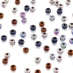 12/0 Grade A Electroplated Glass Seed Beads&nbsp;SEED-CD0001-01