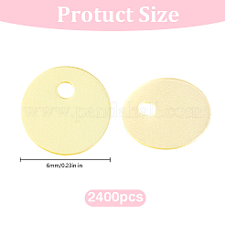 2400Pcs PVC Paillette/Sequin Pendants&nbsp;FIND-HY0005-24A