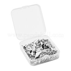 60Pcs 14 Style Tibetan Style Alloy Pendants&nbsp;TIBEP-FS0001-05AS