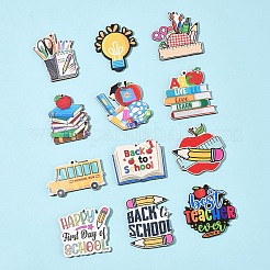 24Pcs 12 Styles Wood Pendants&nbsp;WOOD-FS0001-39