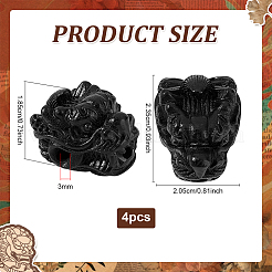 4Pcs Wood Beads&nbsp;WOOD-PH0003-90D