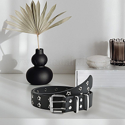 1Pc Star Eyelet PU Leather Waist Belts for Jeans&nbsp;AJEW-CL0005-63