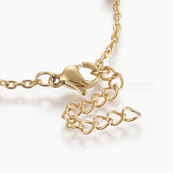 304 Stainless Steel Anklets&nbsp;AJEW-H013-02G