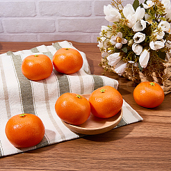 Plastic Orange Display Decorations&nbsp;DJEW-CN0001-47C