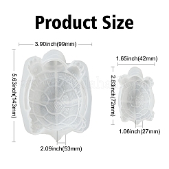 2Pcs 3D Turtle Silicone Mold for Display Decoration Ornament Canddle Making&nbsp;ST-CJ0007-65