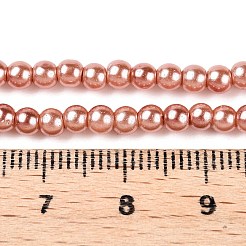 Baking Paint Glass Pearl Bead Strands&nbsp;X1-HY-Q003-3mm-50-A