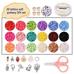 DIY Heishi Jewelry Set Making Kit&nbsp;DIY-YW0005-52