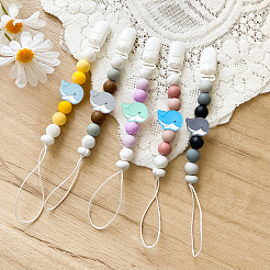 8Pcs 8 Colors Dolphin Food Grade Eco-Friendly Silicone Beads&nbsp;SIL-GO0001-10