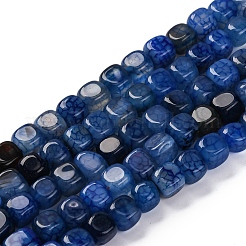 Natural Dragon Veins Agate Beads Strands&nbsp;G-G177-E07-01
