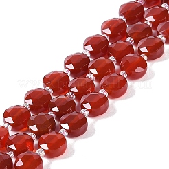 Natural Carnelian(Dyed & Heated) Beads Strands&nbsp;G-N342-19