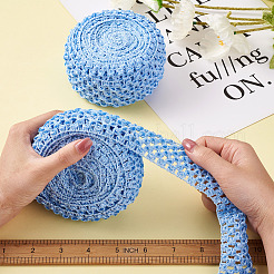 2 Rolls 2 Sizes Polyester Elastic Ribbon&nbsp;EW-TA0001-02J