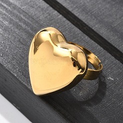 304 Stainless Steel Adjustable Rings&nbsp;LS-RJEW-M067-01G