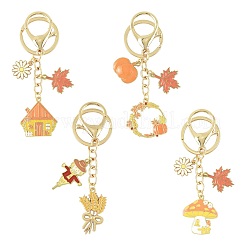 Alloy Enamel Keychains&nbsp;KEYC-FS00042-02
