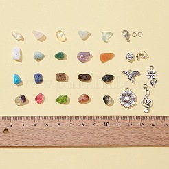 DIY Gemstone Bracelet Necklace Making Kit&nbsp;DIY-FS0002-93