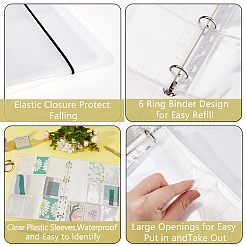 PP Plastic Binder Covers&nbsp;AJEW-FH0007-16B