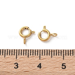 Ion Plating(IP) 304 Stainless Steel Spring Ring Clasps&nbsp;STAS-C114-04A-G