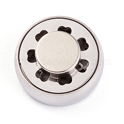 304 Stainless Steel Magnetic Diffuser Locket Aromatherapy Essential Oil Buckle&nbsp;AJEW-M027-11P