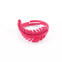 Adjustable Spray Painted Brass Finger Rings&nbsp;RJEW-S045-103-NR