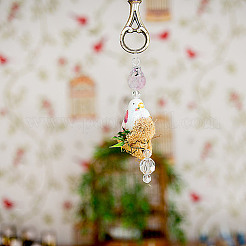 240Pcs 24 Colors Spray Painted Crackle Glass Round Charms&nbsp;PALLOY-PH01650